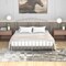 Costway Queen Size Metal Bed Frame Steel Slat Platform Headboard Footboard Bedroom Sliver